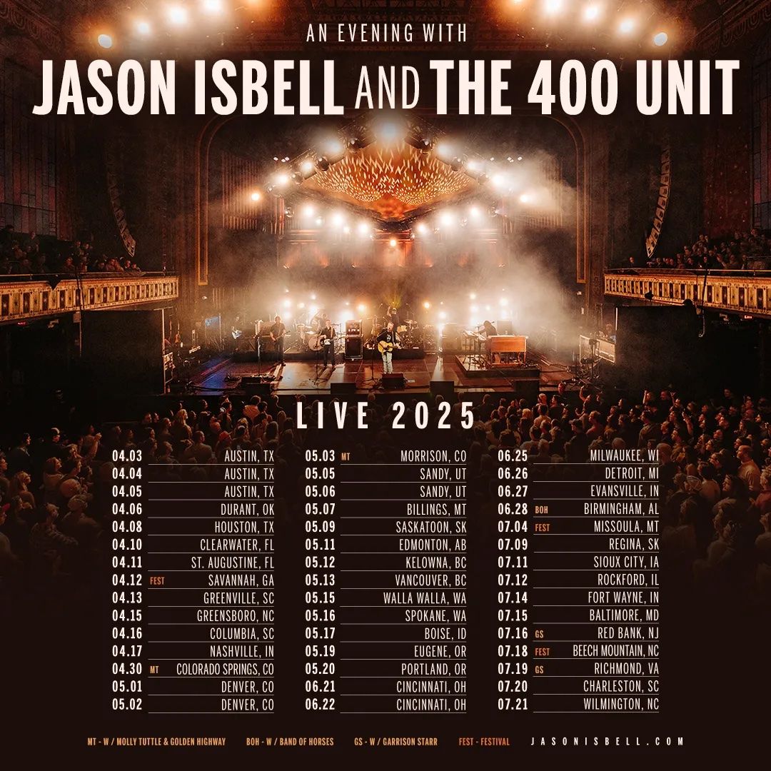 Jason Isbell & The 400 Unit, 10 May | Event in Edmonton | AllEvents