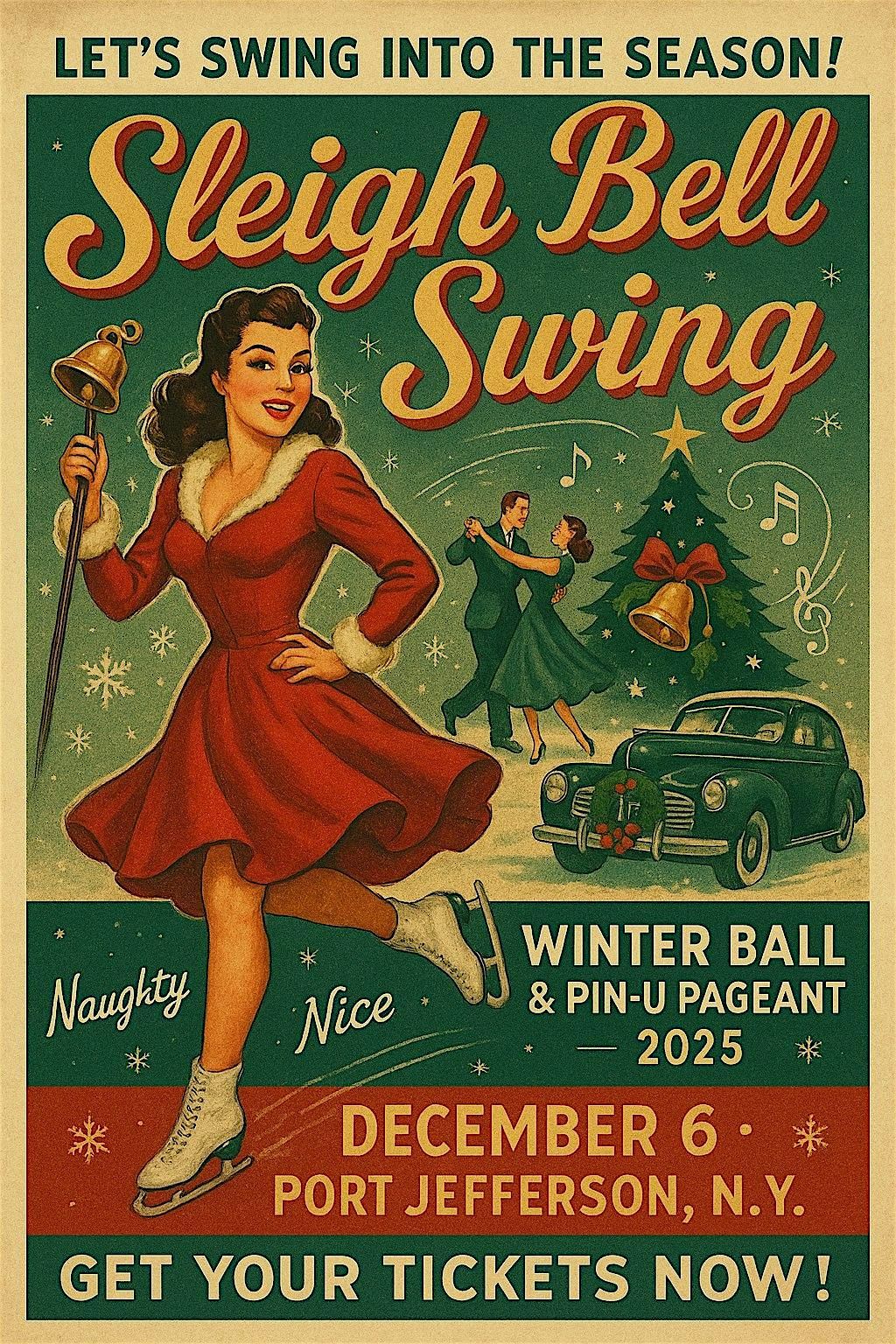 Sleigh Bell Swing Vintage Holiday Ball, 6 December | Event in Port Jefferson | AllEvents