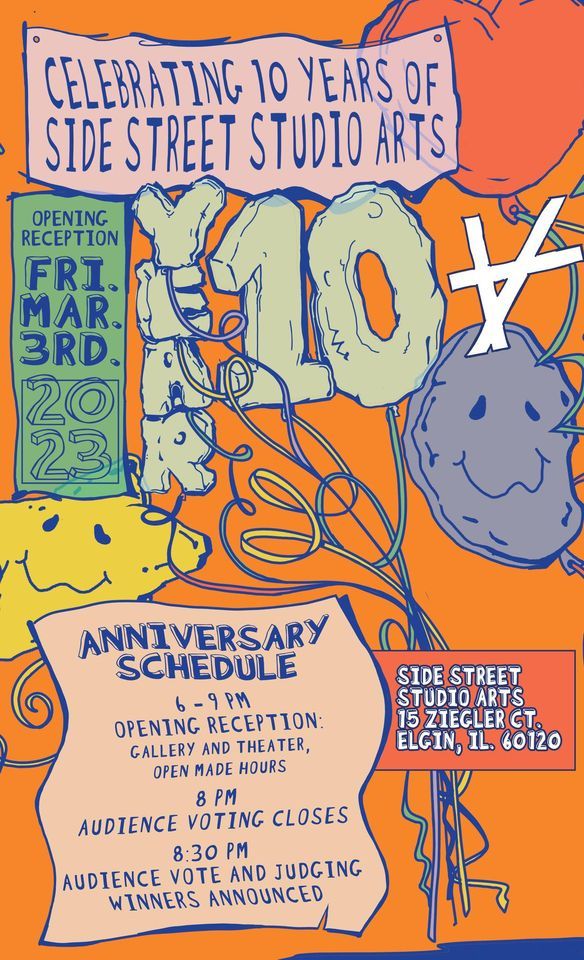 Celebrating 10 years of Side Street Studio Arts, Side Street Studio