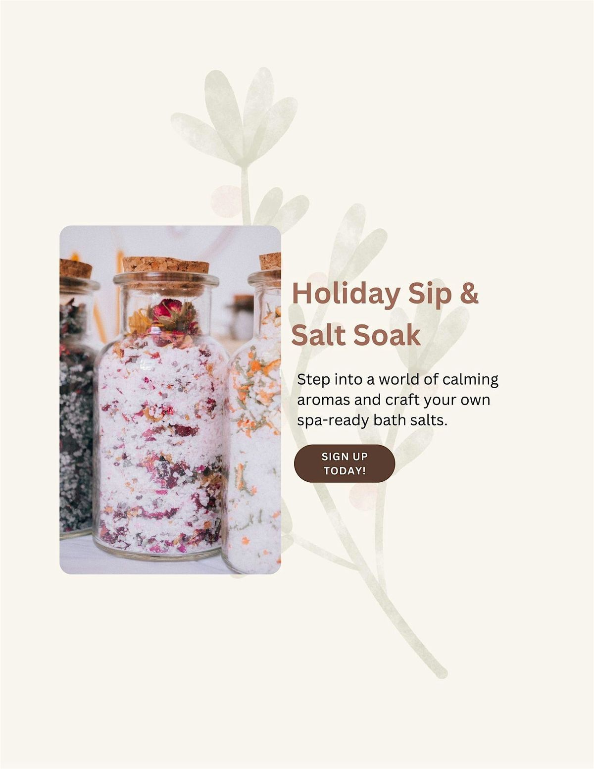 Holiday Sip & Salt Soak, 12 December | Event in Slate Hill | AllEvents