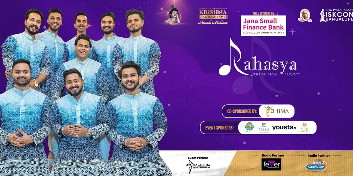 Rahasya Project Live - Janmashtami Concert, 16 August | Event in Bangalore | AllEvents