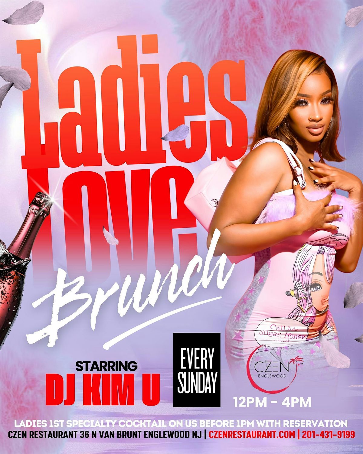 Ladies Love Brunch w/DJ Kim U, CZEN Restaurant Englewood, 17 May