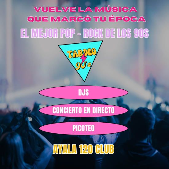 Tardeo 90s - El viaje a los noventa que Madrid necesitaba, 5 December | Event in Madrid | AllEvents