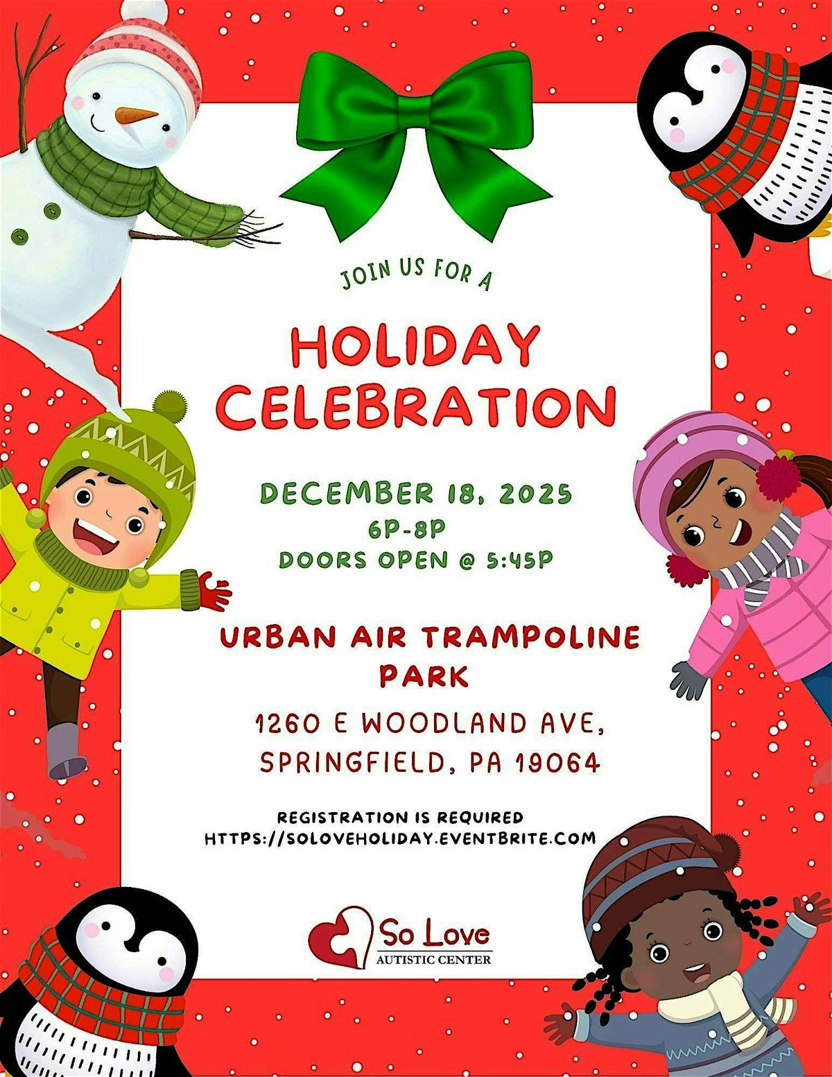 A Decade of Cheer: Christmas at Urban Air, 18 December | Event in Springfield | AllEvents