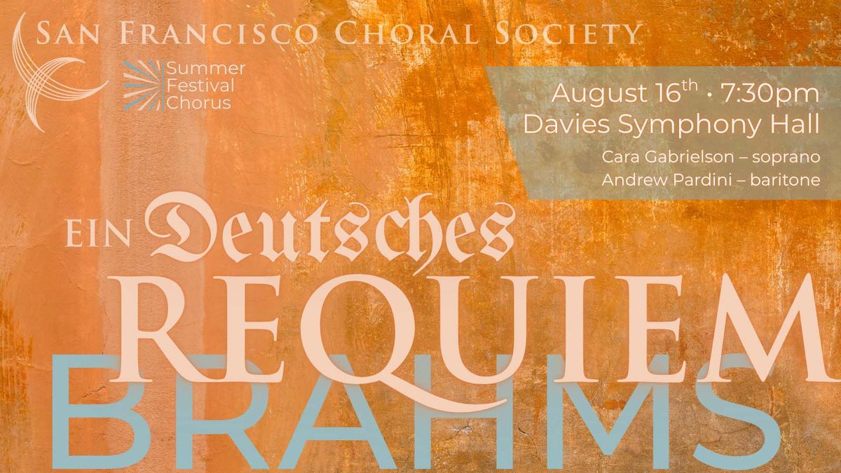 A German Requiem at Meridian Arts Centre - Weston Recital Hall, 5 November | Event in Toronto | AllEvents