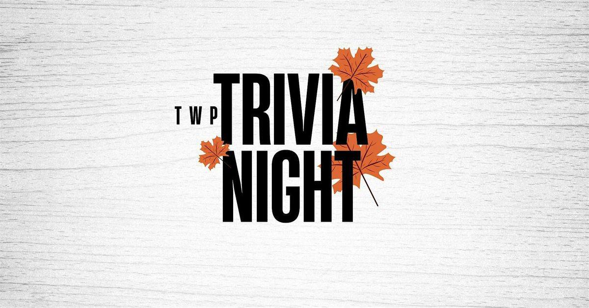 TWP Trivia Night, 26 November | Event in Spring | AllEvents