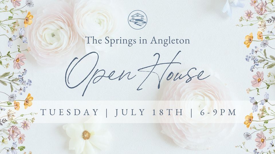 OPEN HOUSE ANGLETON, TX, The Springs Event Venue (Angleton), 18 July