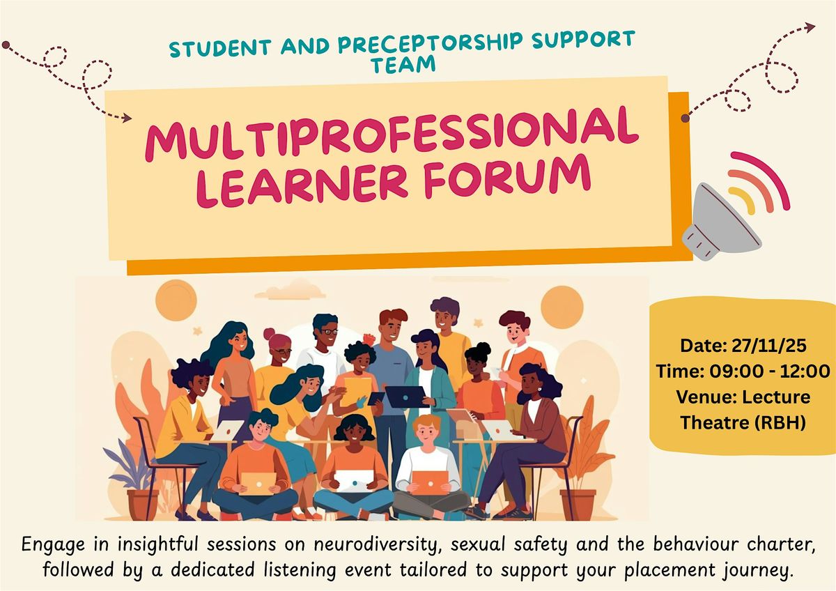 Multi-Professional Learner Forum, 27 November | Event in Bournemouth | AllEvents