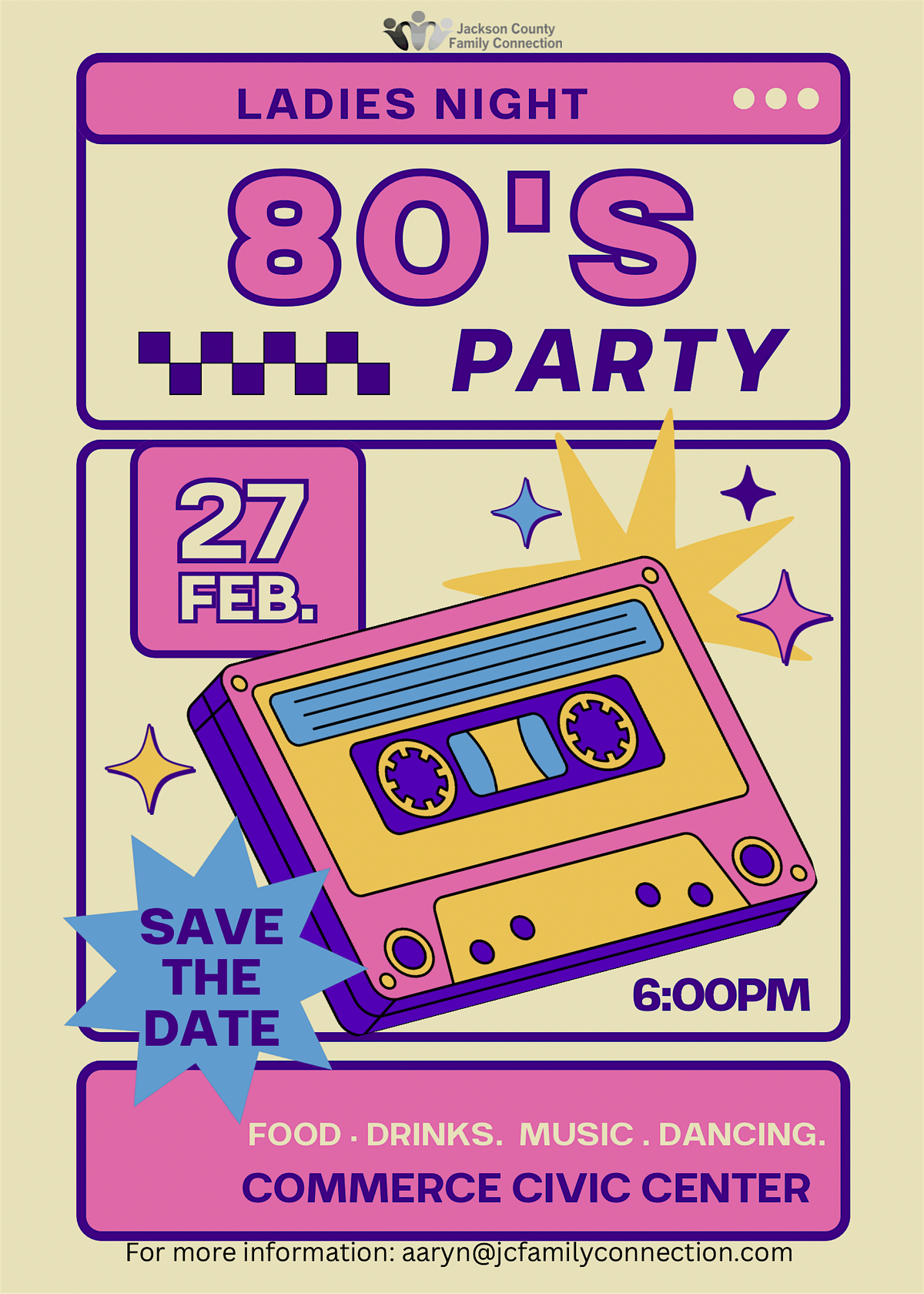 LADIES NIGHT 2026 – TOTALLY ’80s!