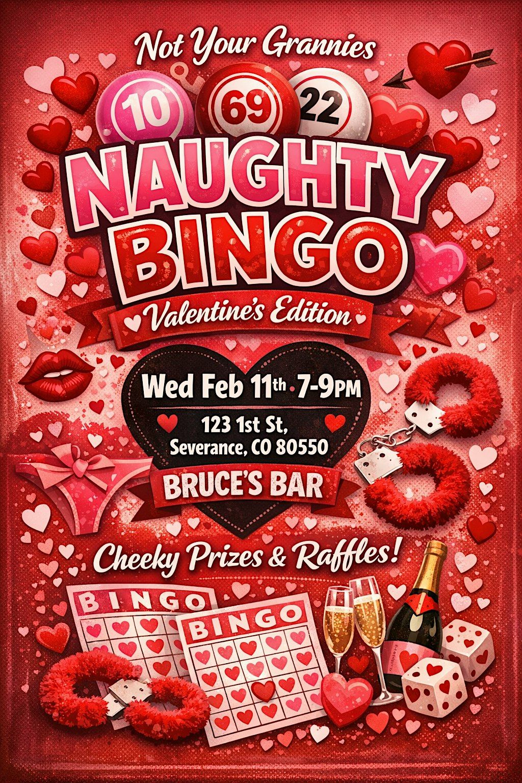 Pop Up Naughty Bingo At Bruce Bar