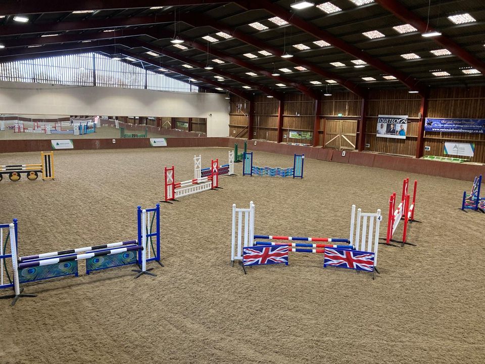 Show Jump Course Hire Indoor, Merrist Wood Arena, Guildford, 31 March ...