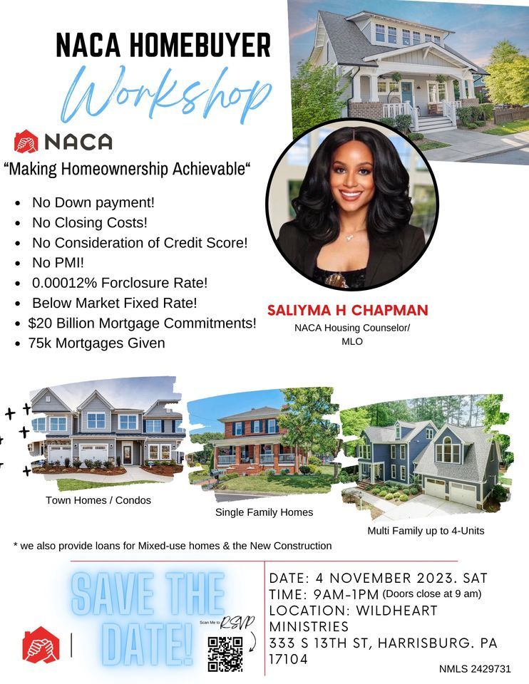 NACA Homebuyer Harrisburg , Wildheart Harrisburg, 4 November