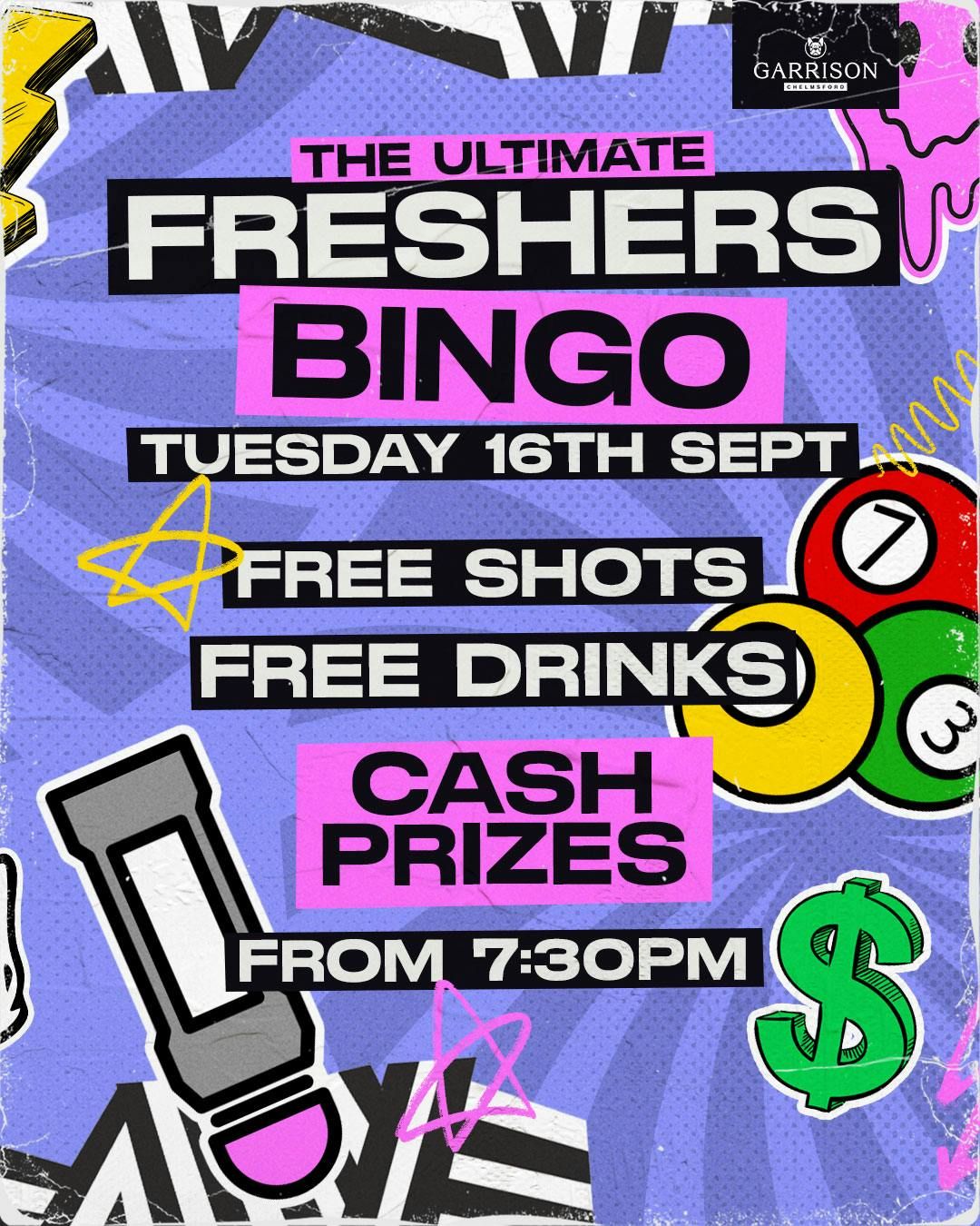 The Ultimate Freshers Bingo!, 16 September | Event in Chelmsford | AllEvents
