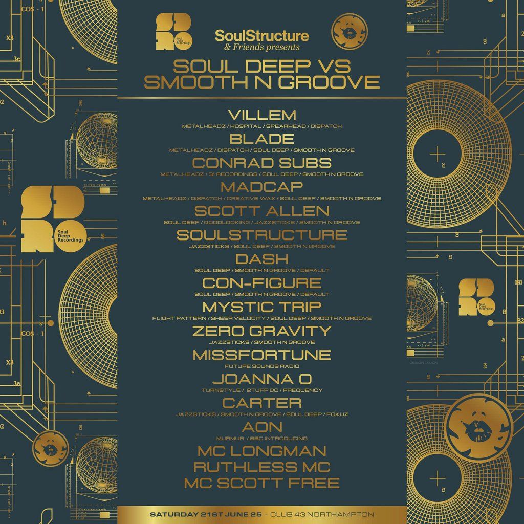 SoulStructure & Friends Presents - Soul Deep vs Smooth N Groove | Event in Northampton | AllEvents