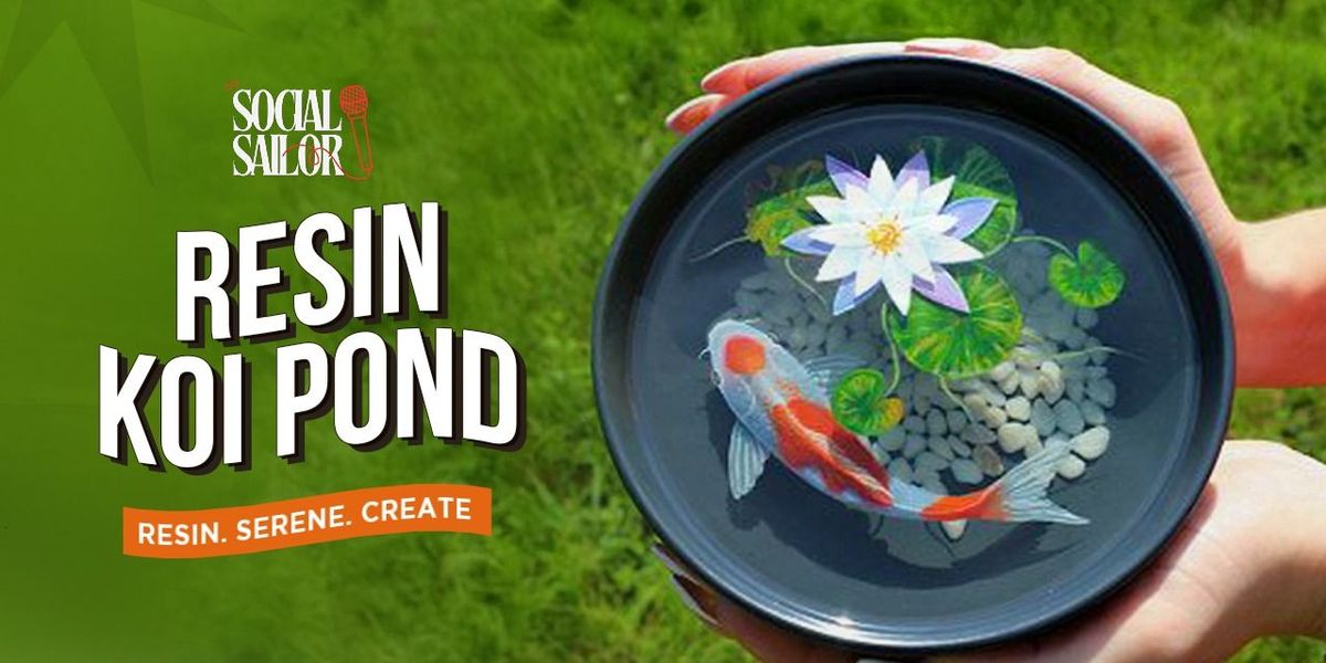 Resin Koi Pond Art - For Couples and Friends, 10 May | Event in Hyderabad | AllEvents