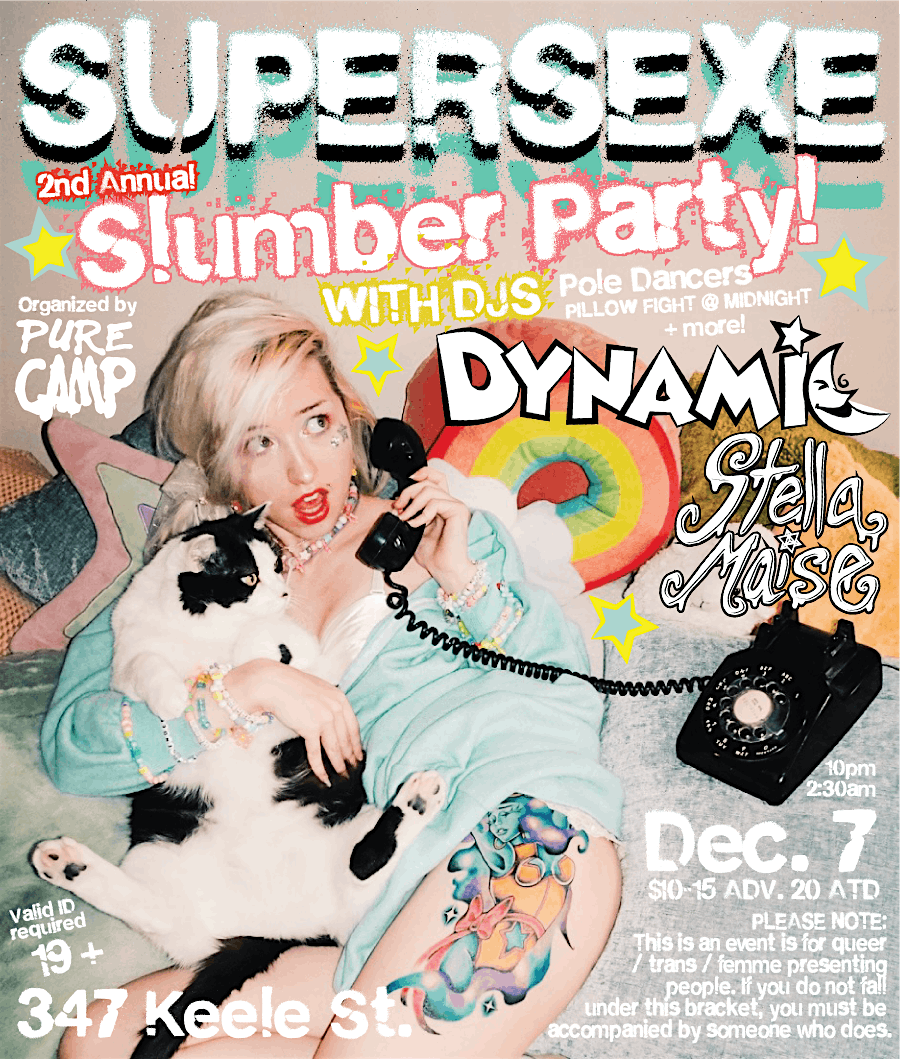 SUPERSEXE - SLUMBER PARTY! | Event in Toronto | AllEvents