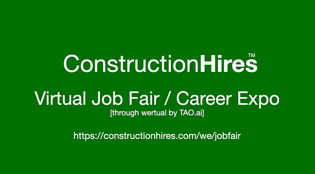 Constructionhires Virtual Job Fair Career Expo Event Spokane Spokane February 5 To November 4 Allevents In Online Event Spokane Event Calendar 2022