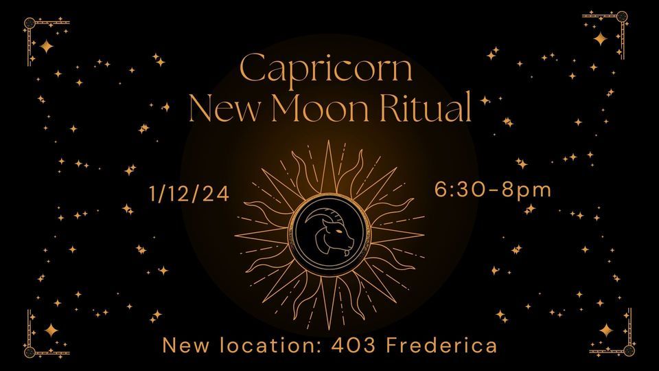 January New Moon Ritual, 403 Frederica St, Owensboro, KY 423013012