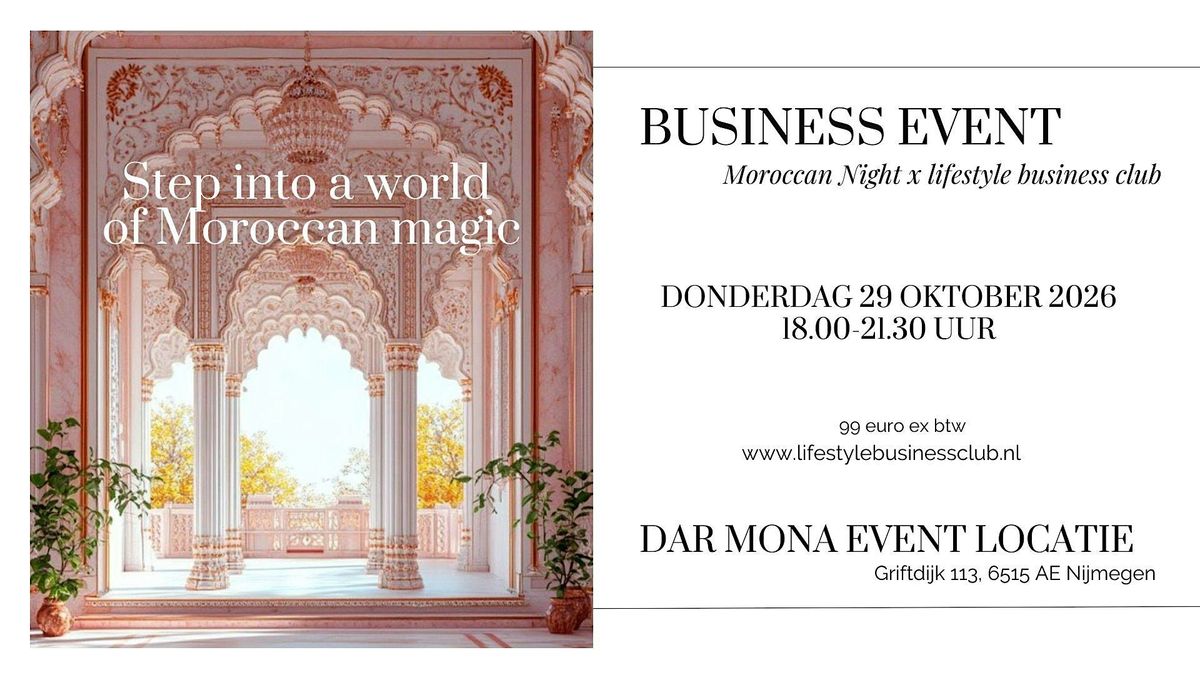 Let's Network - 1001 nachten Moroccan Night