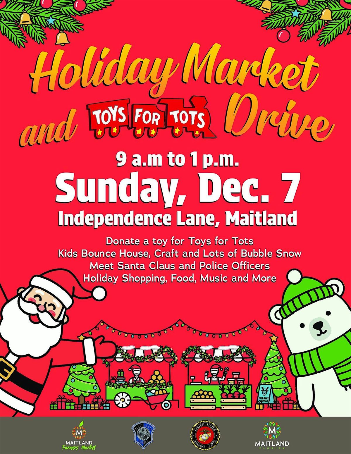Maitland Holiday Market and Toys for Tots Drive, 7 December | Event in Maitland | AllEvents