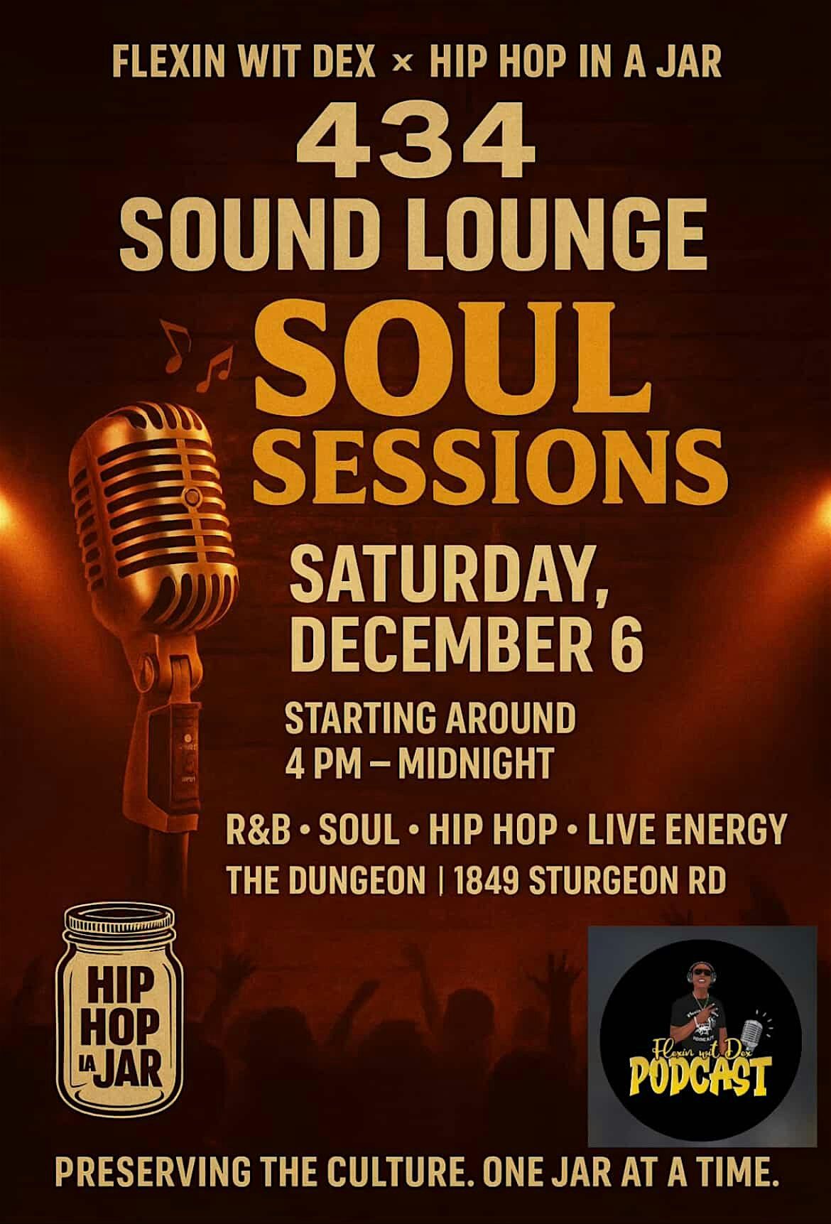 434 Sound Lounge - Live from the Dungeon, 6 December | Event in Lawrenceville | AllEvents