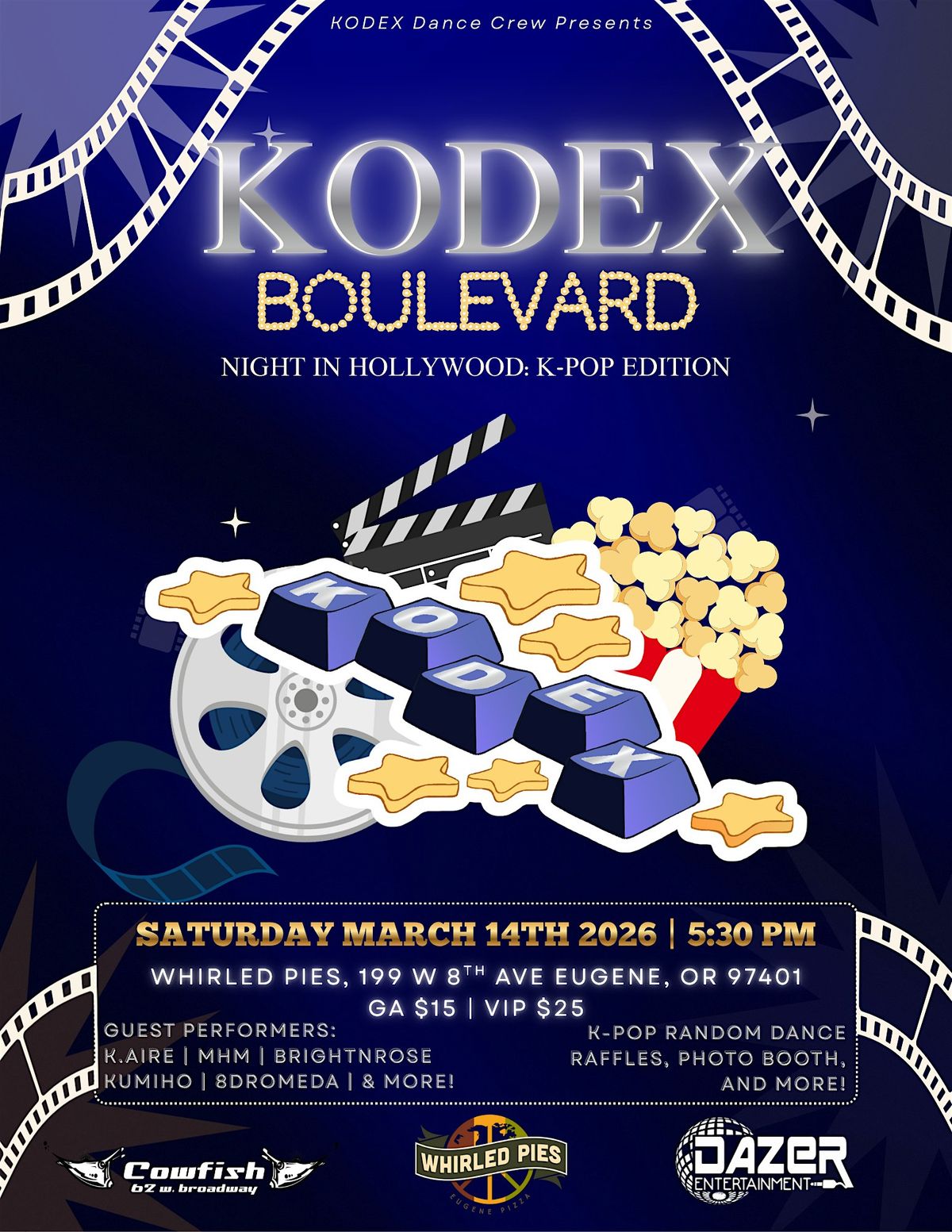 KODEX BLVD: Live K-Pop Dance Showcase, 14 March | Event in Eugene | AllEvents