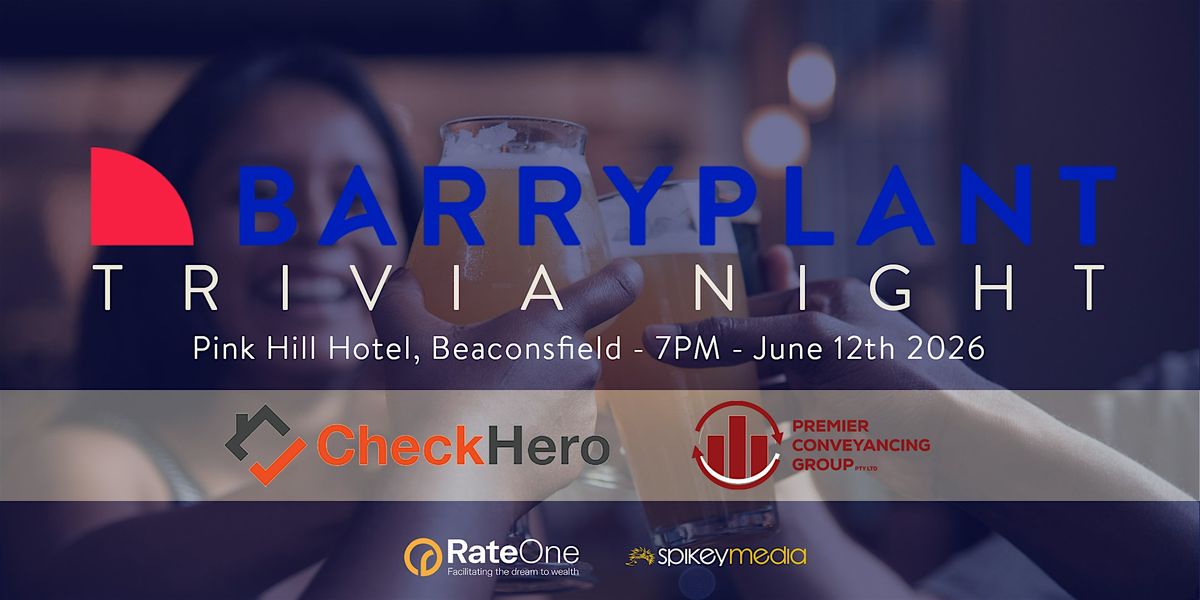 Barry Plant Berwick Make A Wish Fundraiser Trivia Night!, Pink Hill ...