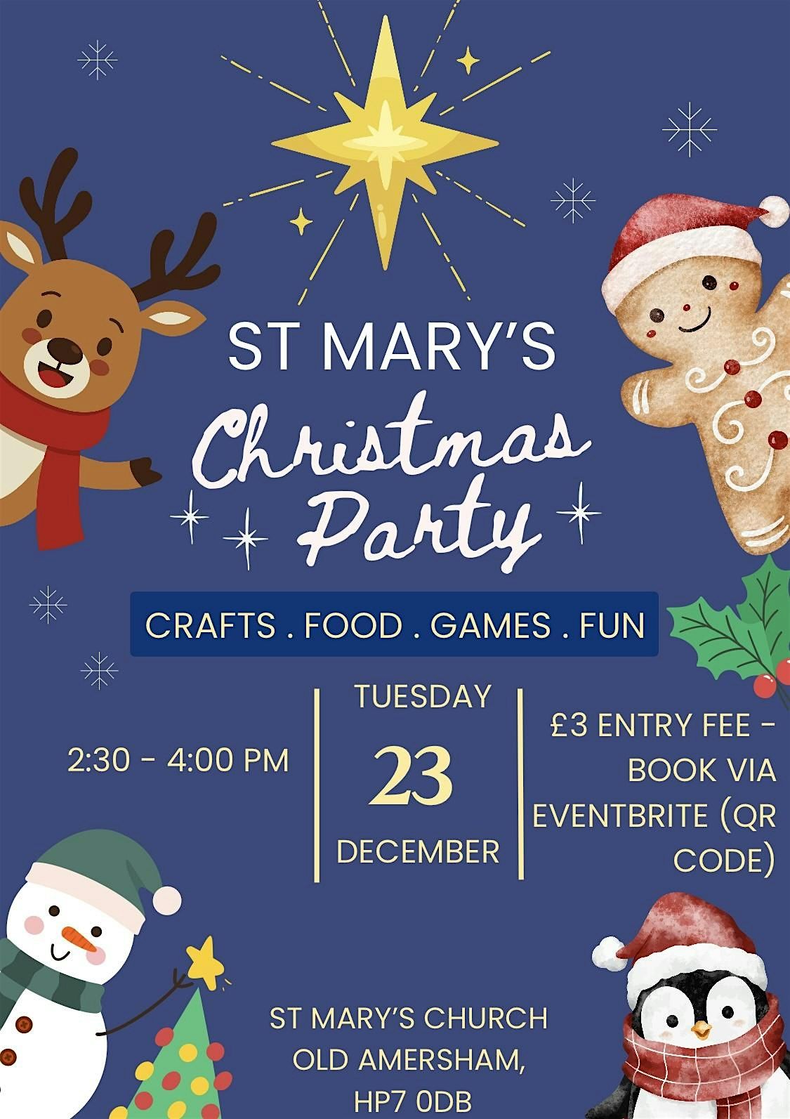 St Mary’s Christmas party!, 23 December | Event in Amersham | AllEvents