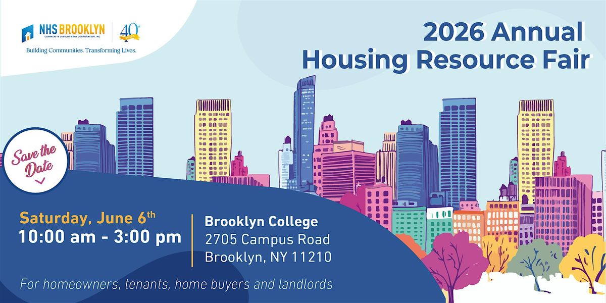 2026 Annual Housing Resource Fair (Free), Brooklyn College Student ...