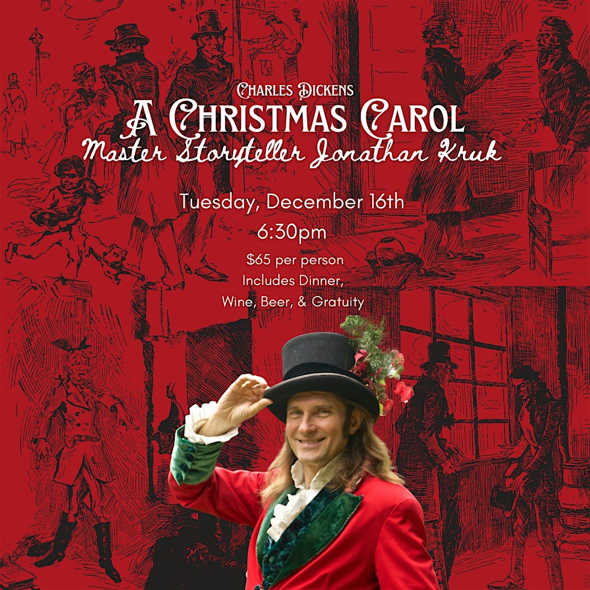 A Christmas Carol Dinner Performance, 16 December | Event in West Haverstraw | AllEvents
