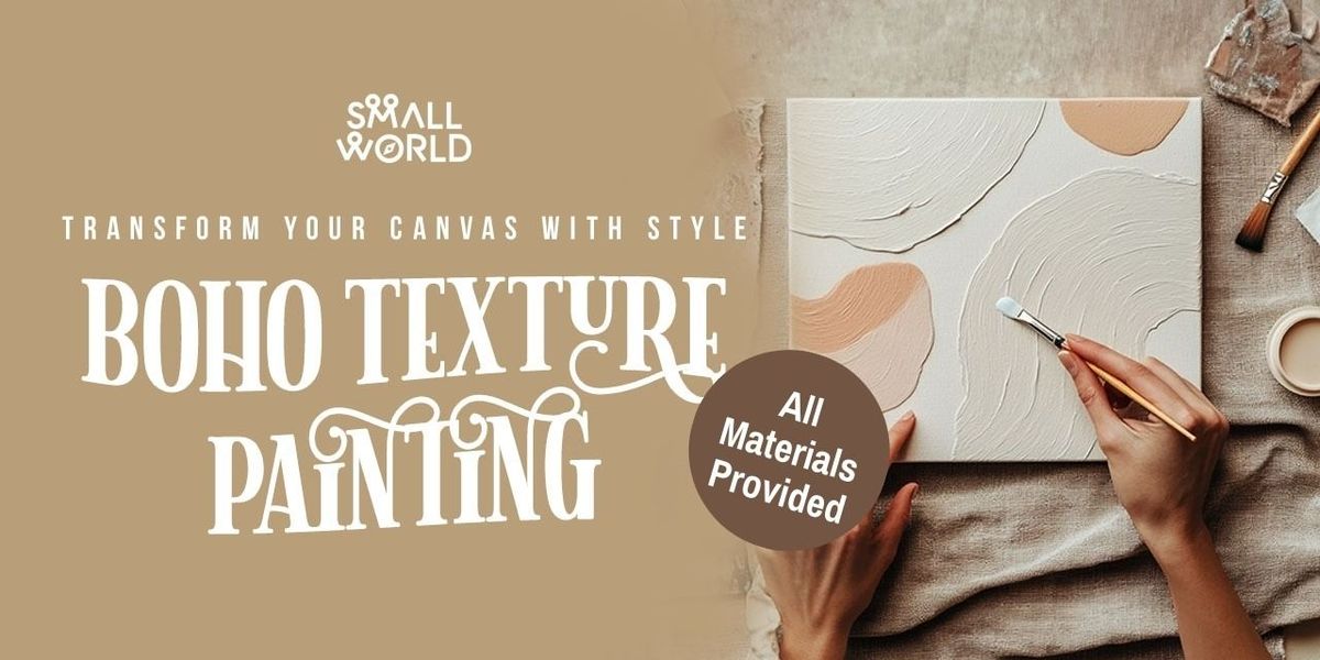 Boho texture painting | Event in Hyderabad | AllEvents