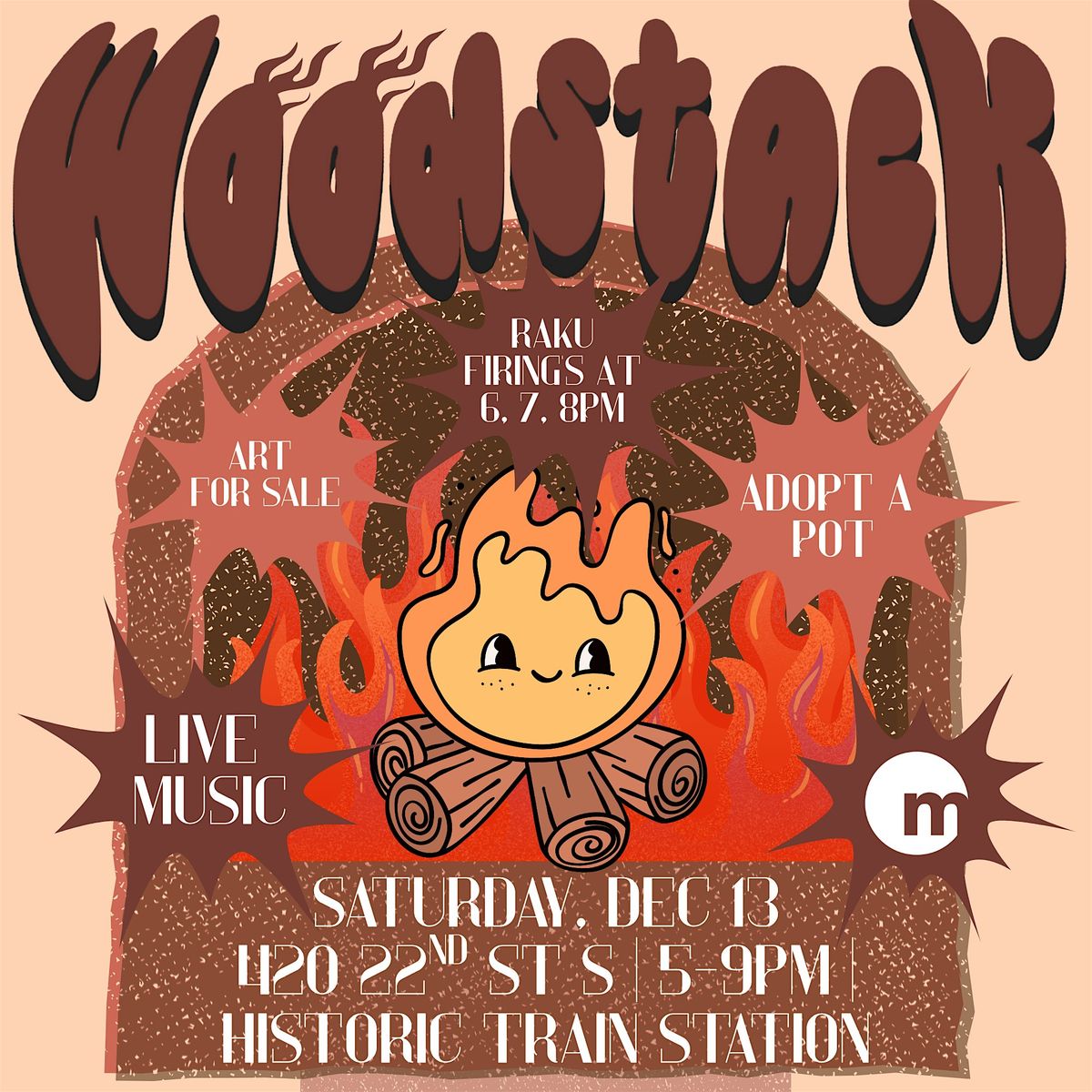 WoodStack: Fresh Art | Live Music | Raku Demos | and More, 13 December | Event in St. Petersburg | AllEvents