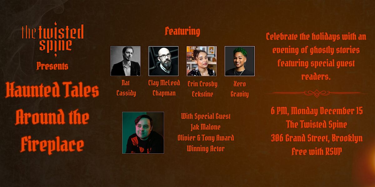 Ghostly Tales Around the Fireplace at The Twisted Spine, 15 December | Event in Brooklyn | AllEvents
