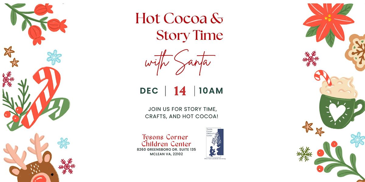 Hot Cocoa & Storytime with Santa, 14 December | Event in McLean | AllEvents