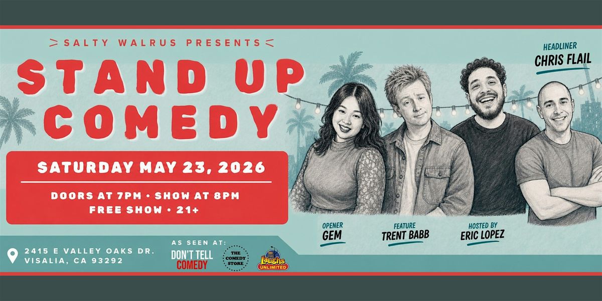 Salty Walrus presents Stand-Up Comedy