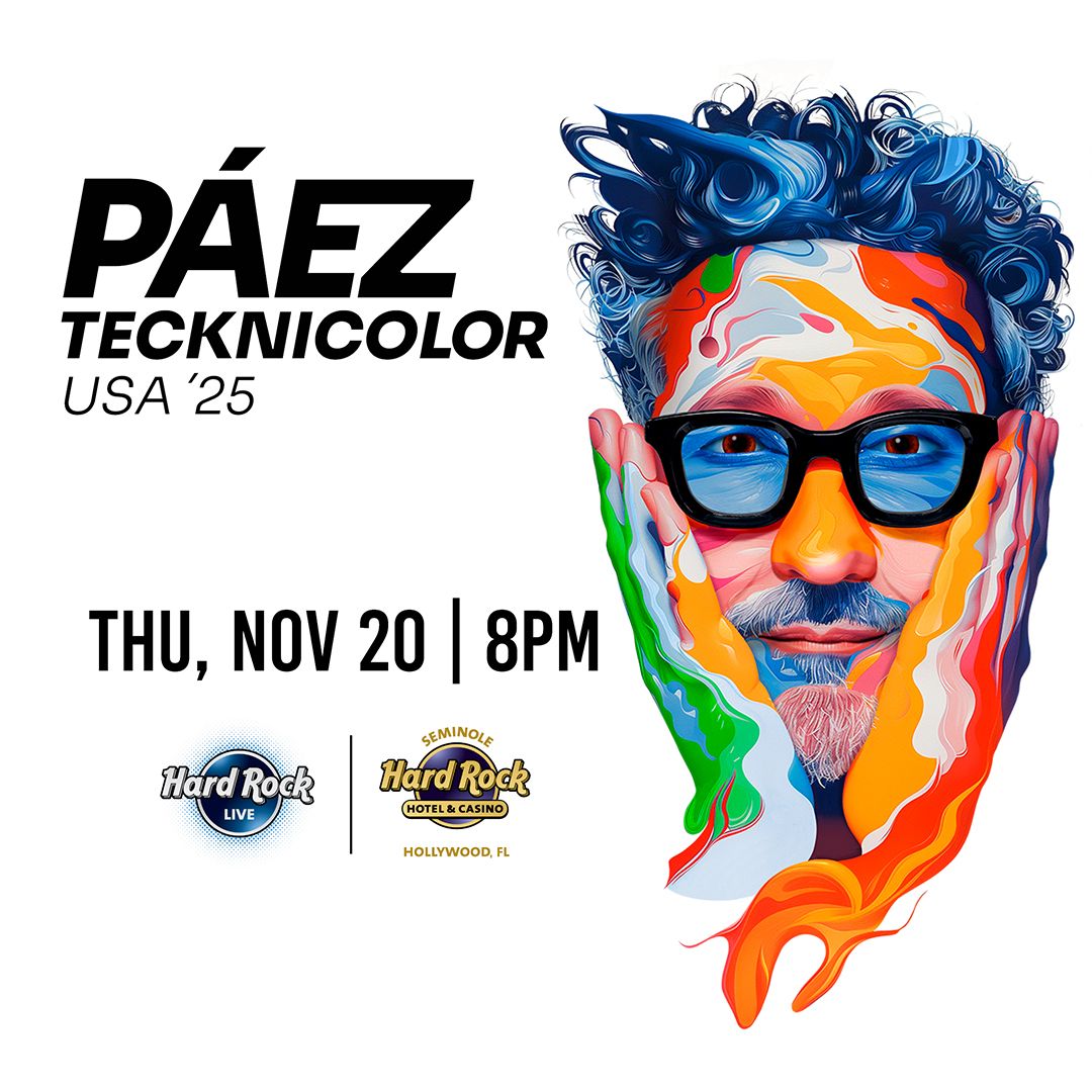 Fito Paez at Hard Rock Live - Hollywood, 20 November | Event in Hollywood | AllEvents