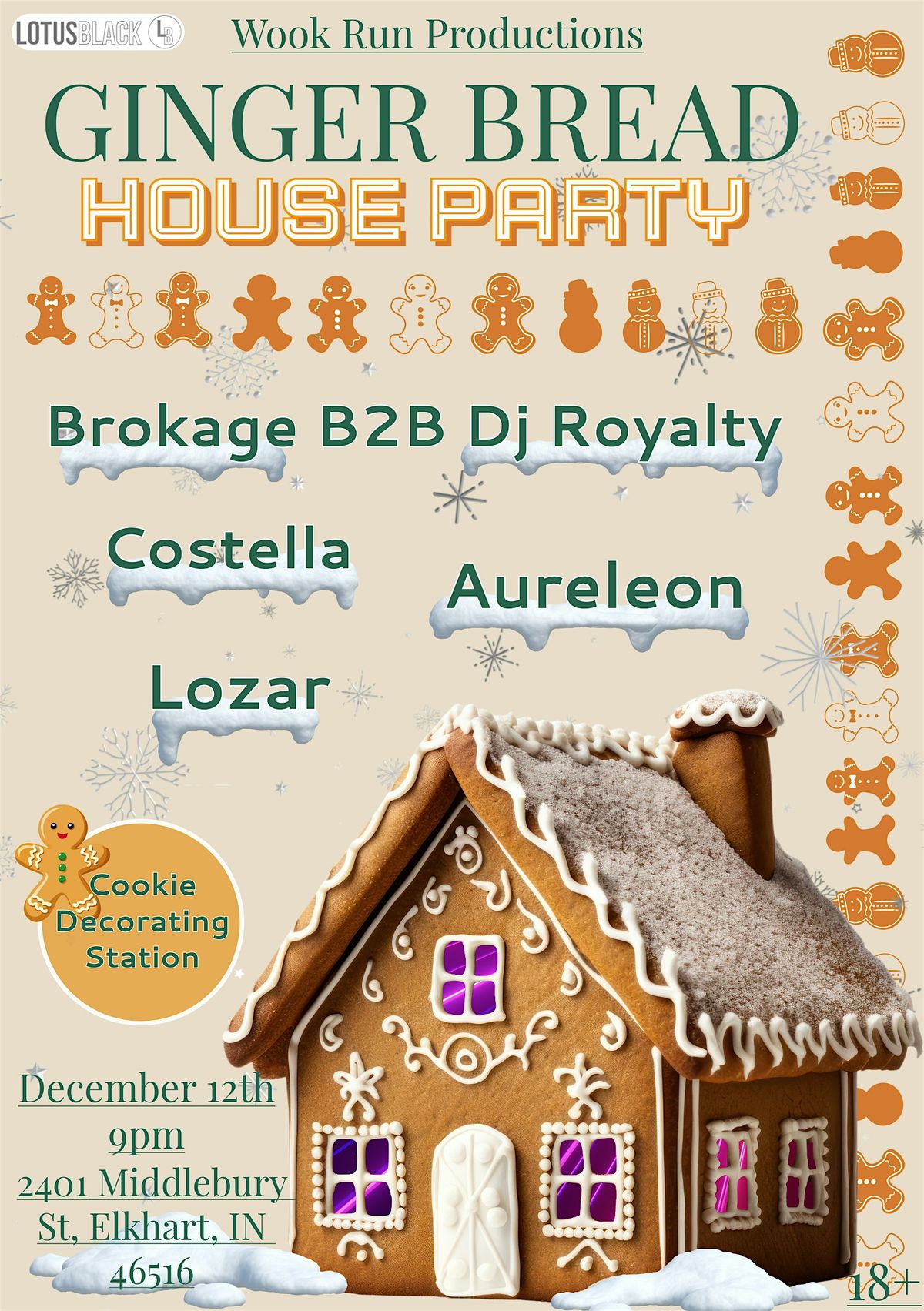 Gingerbread House party, 12 December | Event in Elkhart | AllEvents
