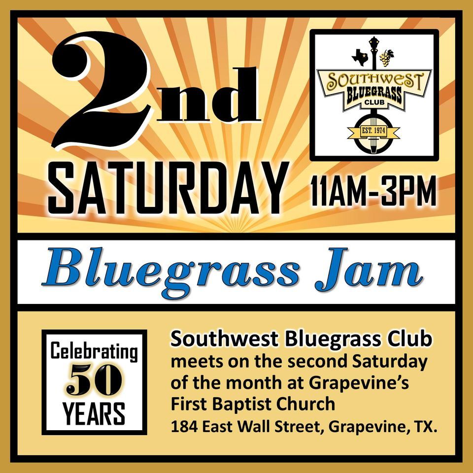 2nd Saturday Bluegrass Jam Grapevine 184 East Wall Street Grapevine 2nd-saturday-bluegrass-jam-grapevine-184-east-wall-street-grapevine