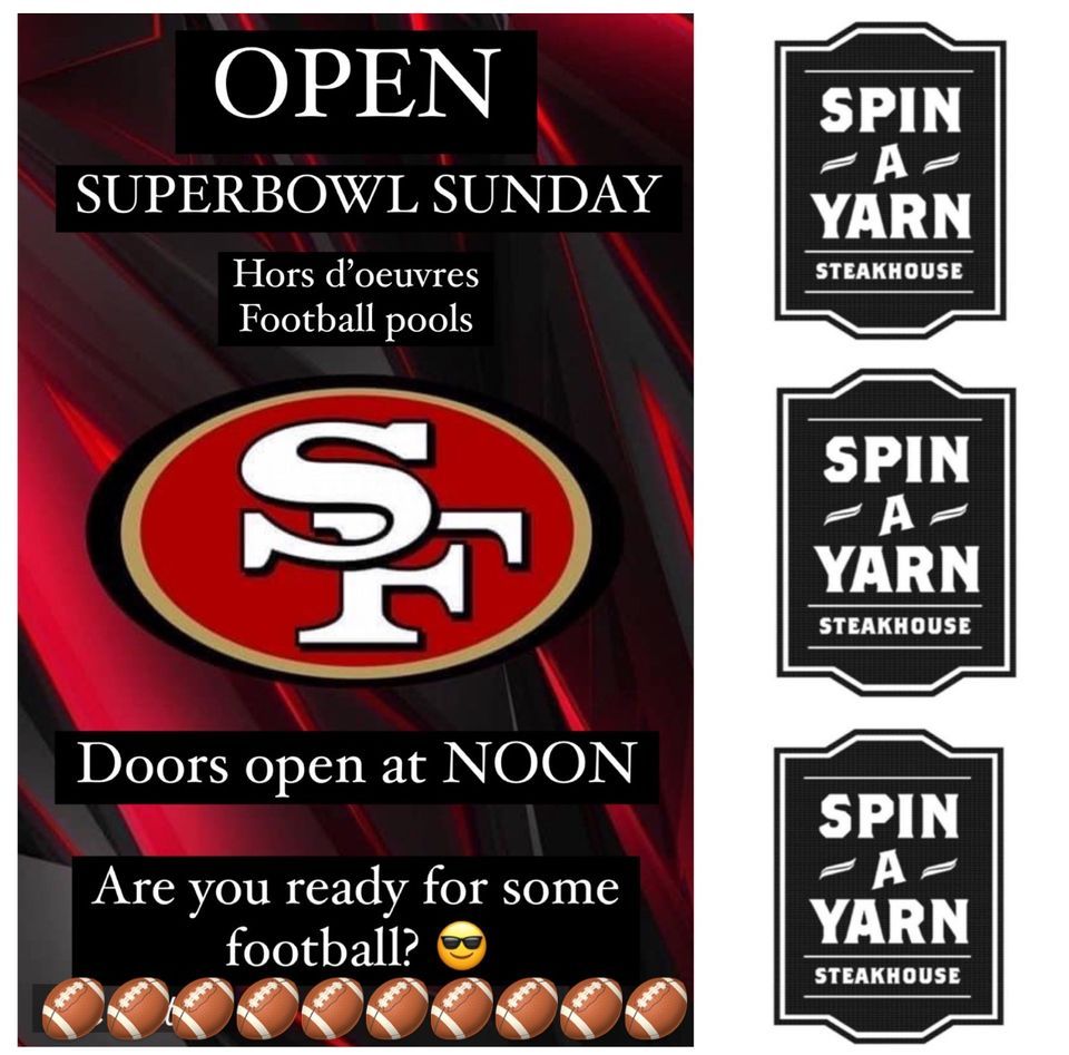 SAKI’S SUPERBOWL PARTY, Saki's Spin A Yarn Restaurant, Fremont, 11 February 2024 AllEvents.in
