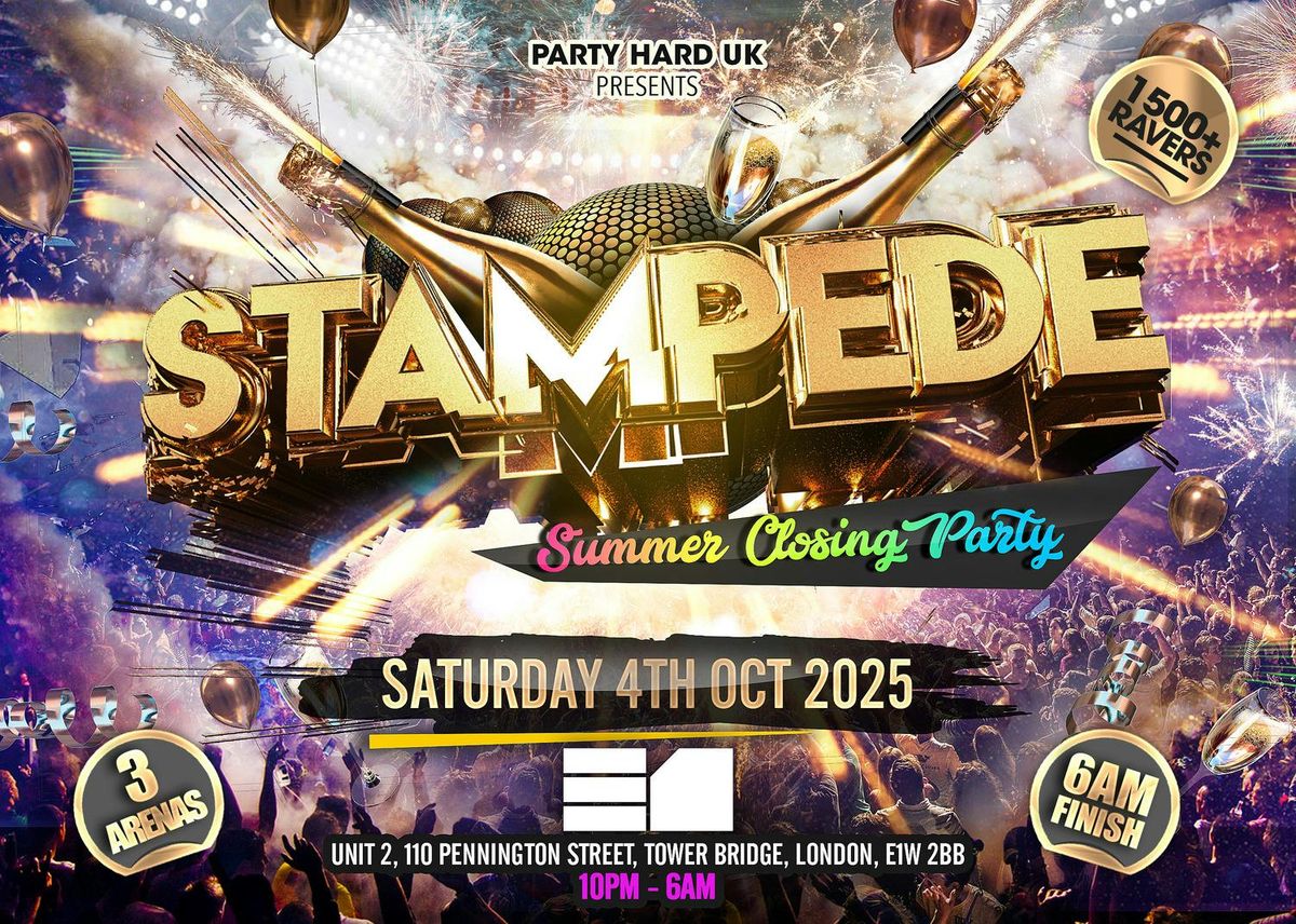 Stampede - Summer Closing Party , 4 October | Event in London | AllEvents