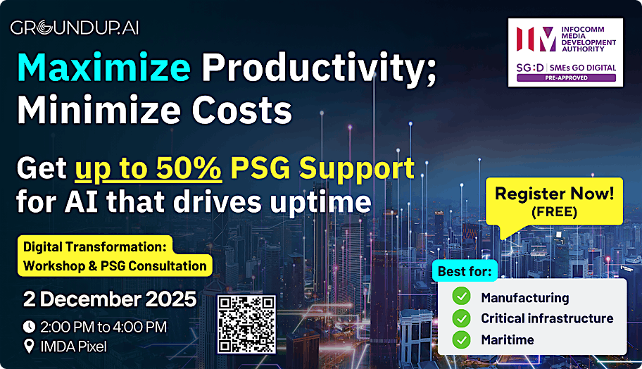 Ai Powered Cognitive Maintenance workshop & PSG Support, 2 December | Event in Queenstown | AllEvents