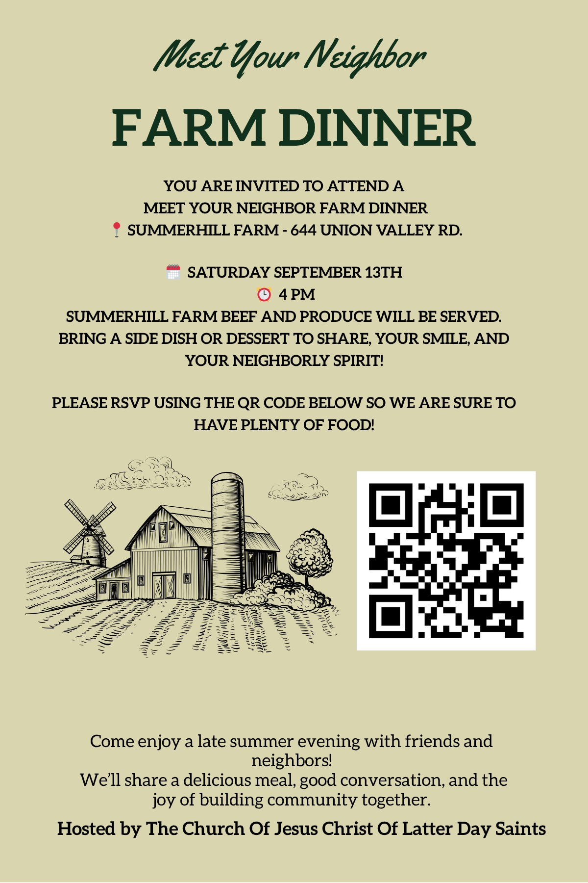 Meet Your Neighbor Farm Dinner, 13 September | Event in Chelan | AllEvents