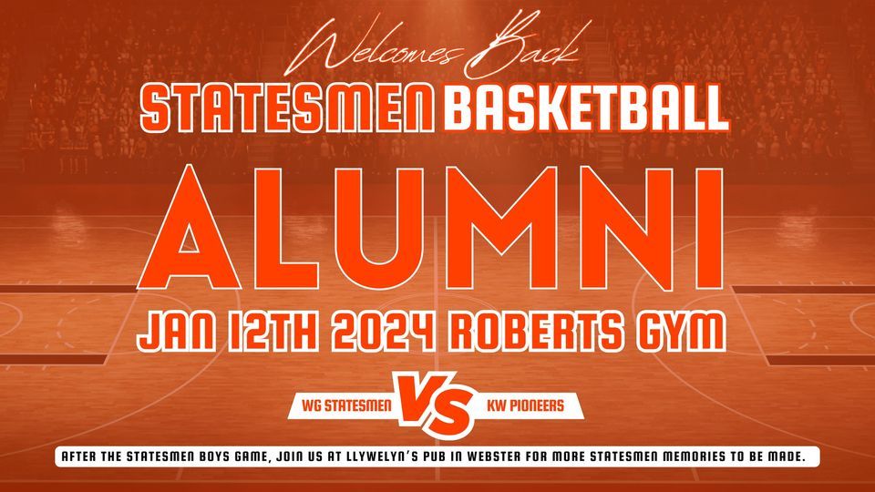 Statesmen Basketball Alumni Night at Roberts Gym WGHS vs Kirkwood, Roberts Gym, ster Groves