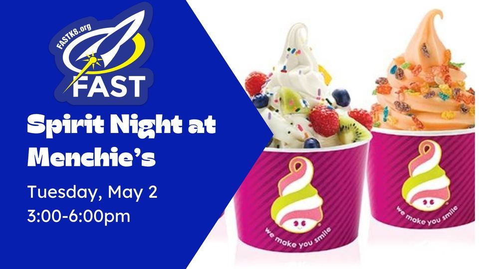 Spirit Night At Menchies In Roswell Menchie s Frozen Yogurt Sweet spirit-night-at-menchies-in-roswell-menchie-s-frozen-yogurt-sweet