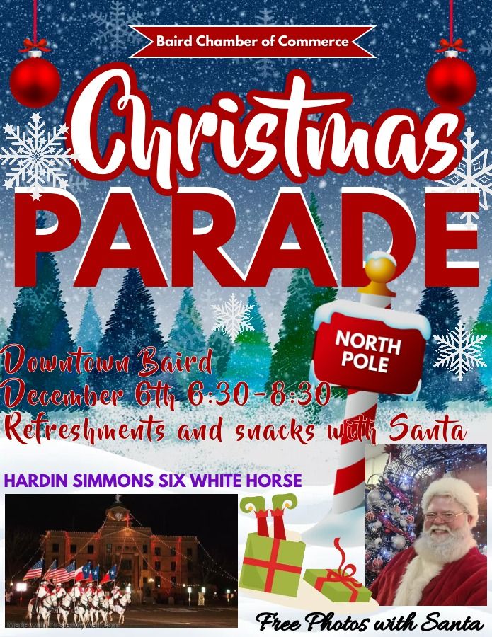 Baird Chamber of Commerce Christmas Parade, Baird Texas T&P Railroad