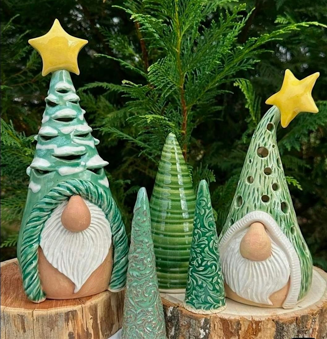 Holiday Tree & Gnome Pottery Class w Experience Pottery, 4 December | Event in Scott Township | AllEvents