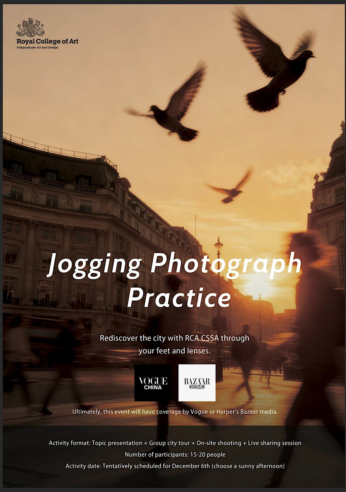 Jogging Photograph Practice, 6 December | Event in London | AllEvents