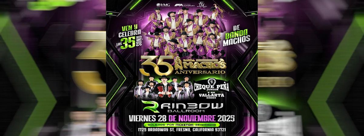 BANDA MACHOS & CHEQUE PEÑA JUNIOR | Event in Fresno | AllEvents