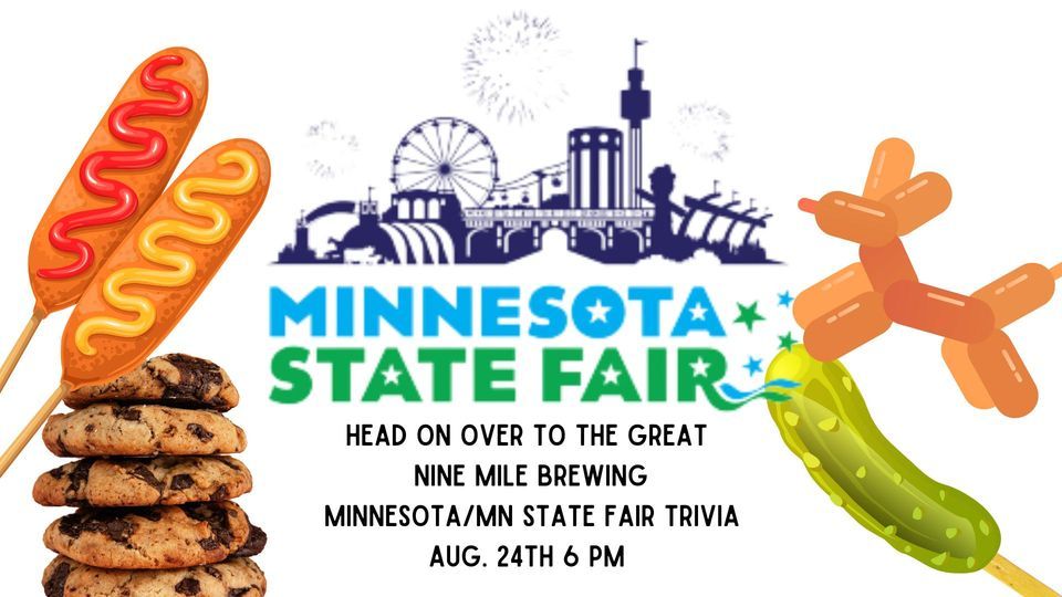 Minnesota/ MN State Fair Trivia, 9milebrewing, Bloomington, August 24 2022 | AllEvents.in Minnesota/ MN State Fair Trivia, 9milebrewing, Bloomington, August 24 2022 | AllEvents.in