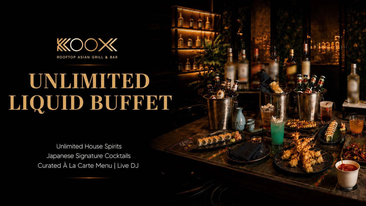 Unlimited Liquid Buffet at Koox